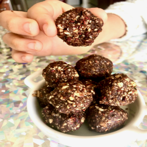 Raw Choco-Raspberry Bites Recipes