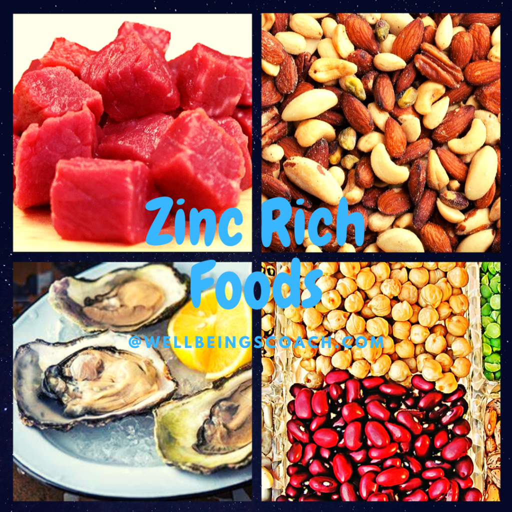zinc rich foods, eating for immunity