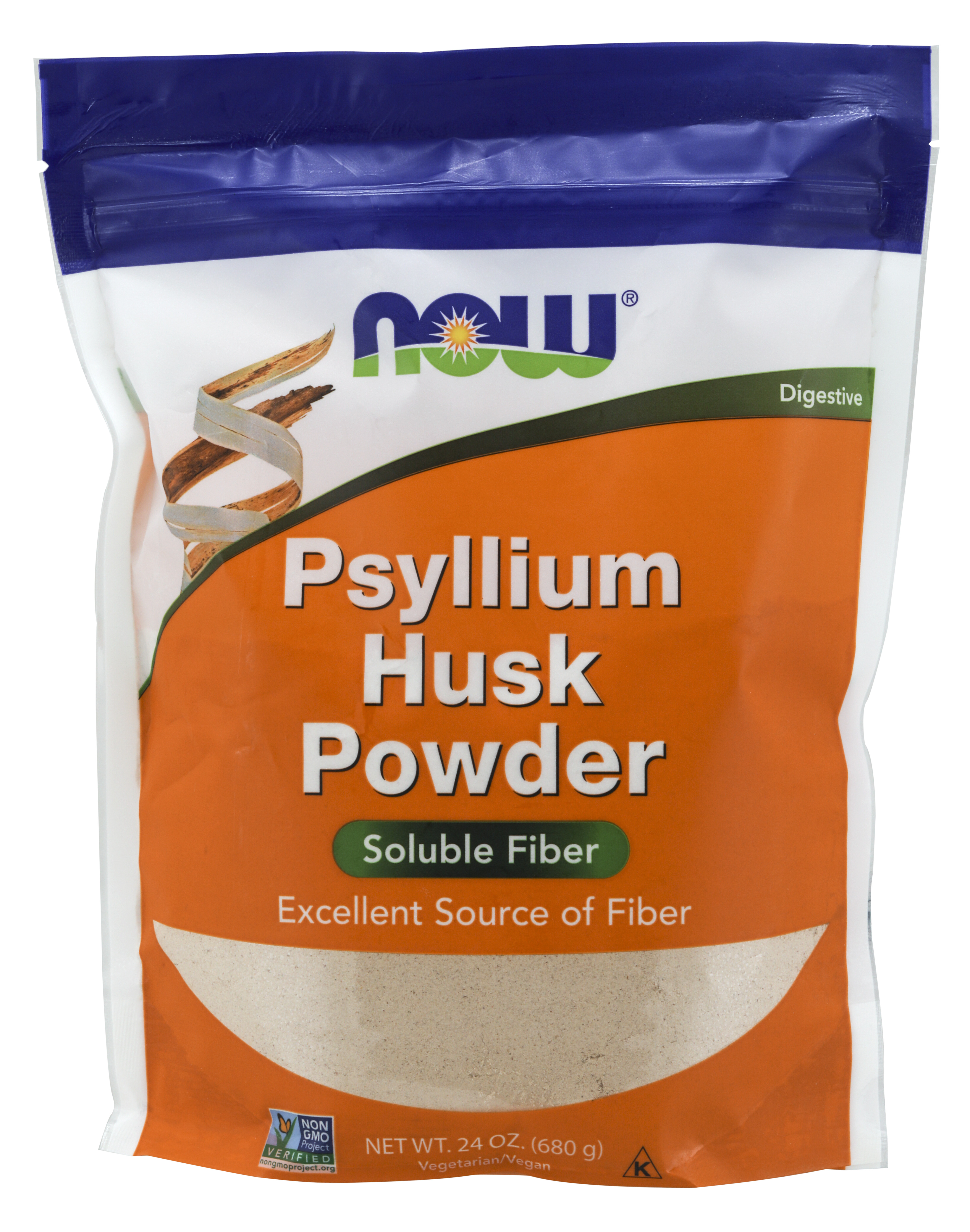 NOW Supplements, Psyllium Husk Powder, Non-GMO Project Verified, Soluble Fiber, 24-Ounce - Walmart.com