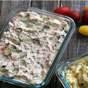 garden veggie cheese spread